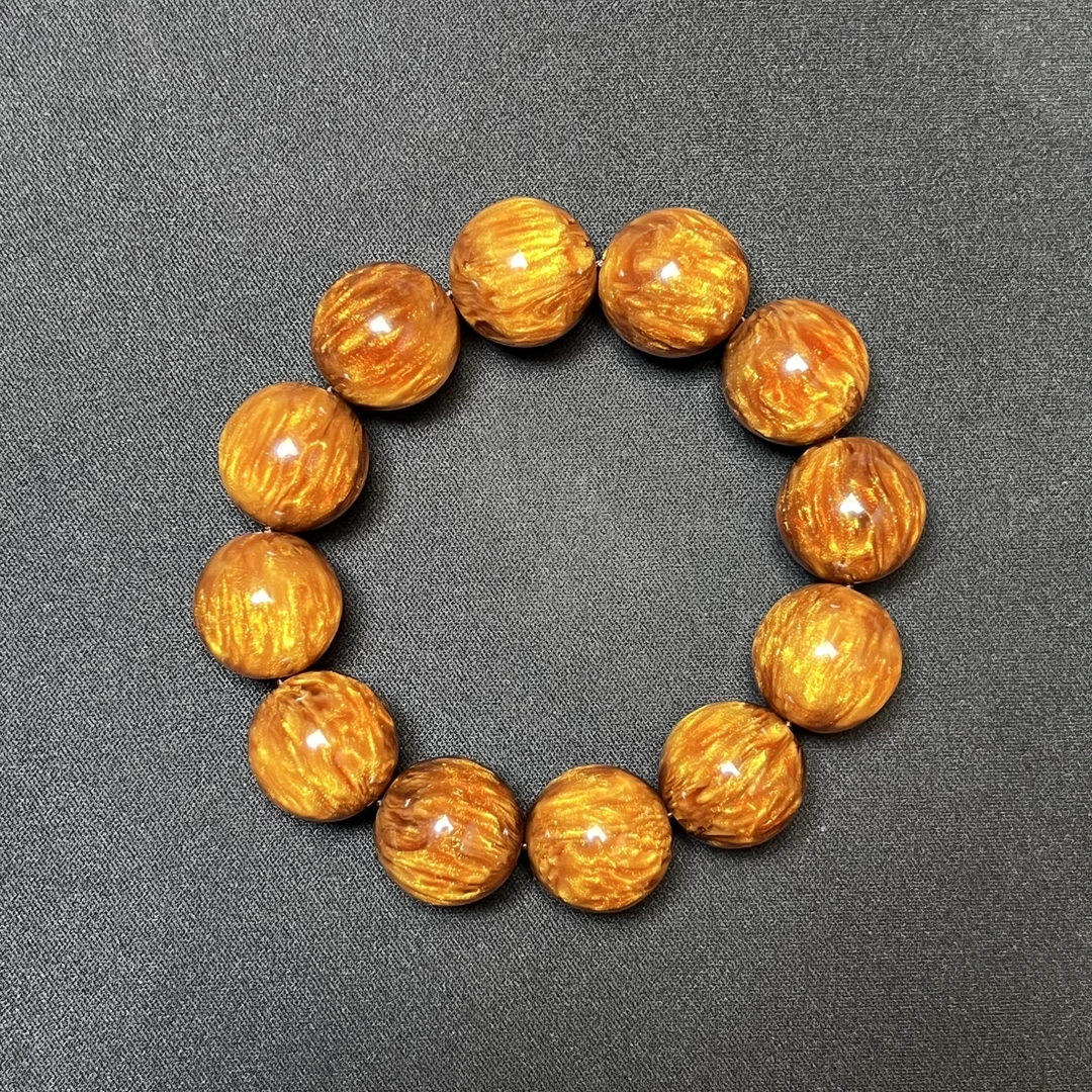 JS003金丝菩提精品单圈手串（无礼盒）