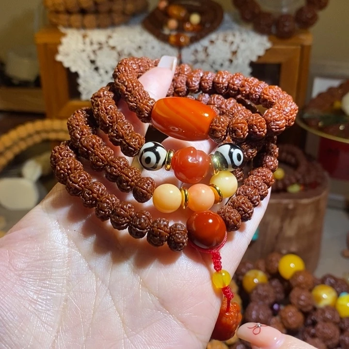 手串金刚菩提96玉华老树王矮桩满肉108原创一物