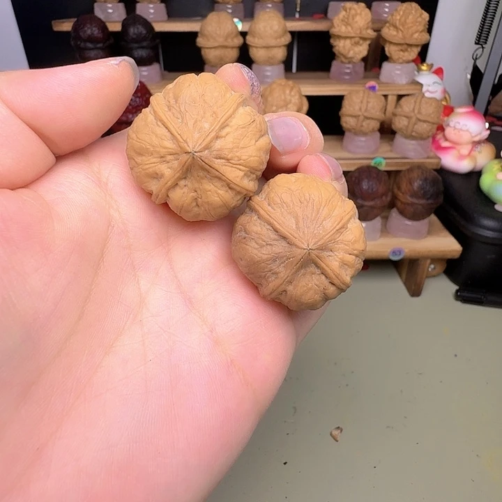 吊坠文玩核桃1号车33尺寸四棱小手捻