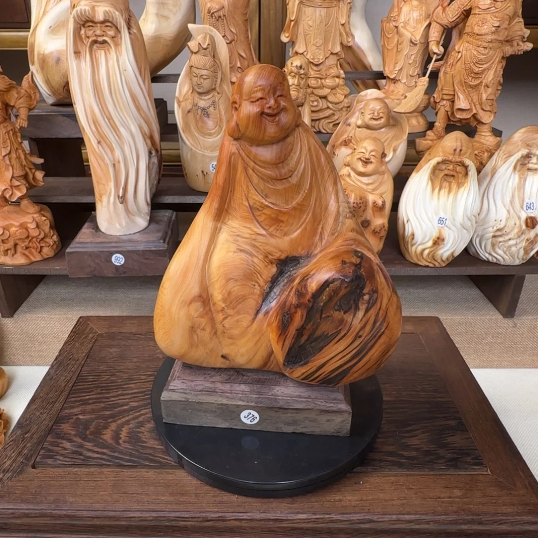 崖柏小木匠艺雕一物一拍