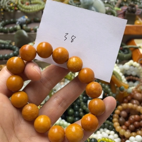 未镶嵌蛇纹石玉手链