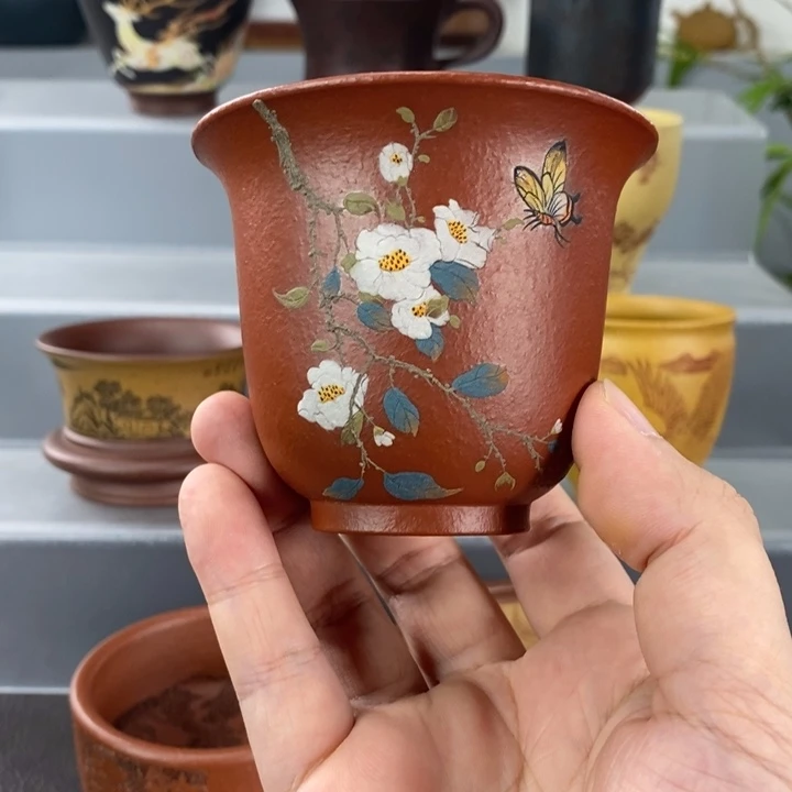 ****宜兴紫砂手工紫砂主人杯