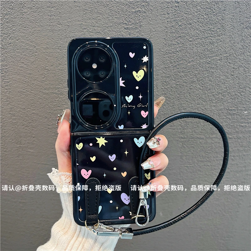 (华为pocket2系列)折叠奶油壳适用华为pocket2手机壳防摔爆款潮壳
