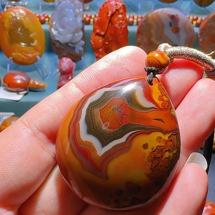 未镶嵌玛瑙/玉髓珠宝半成品
