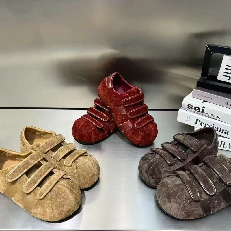 正品新款厚底内增高双魔术贴卡皮巴拉矮帮休闲鞋舒适洋气时尚正品