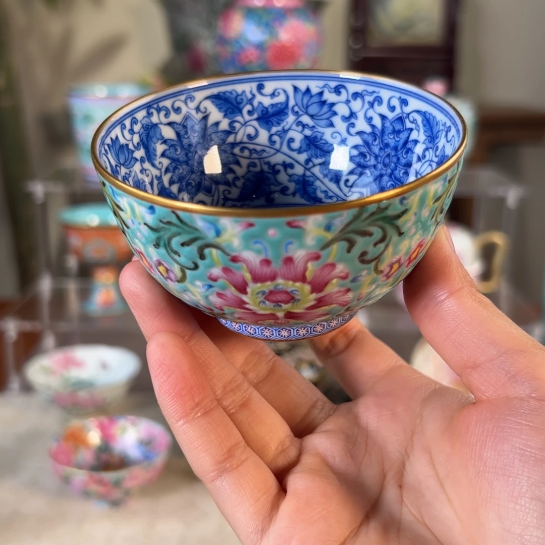 纯手工手绘 高端茶器