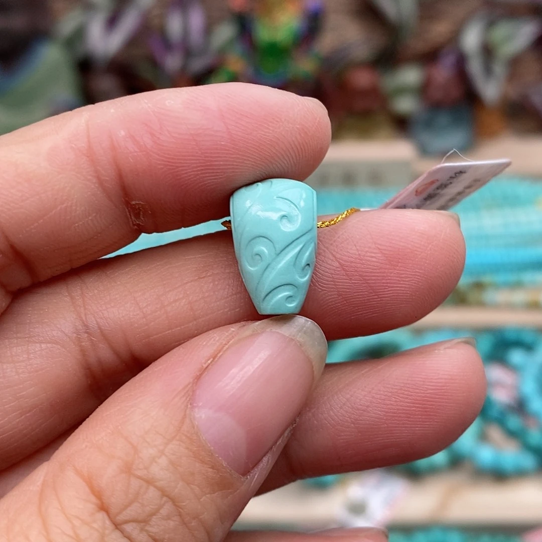 绿松石珠宝奇石未镶嵌