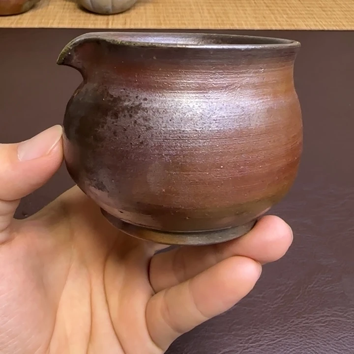 备前烧 三好满 公道杯