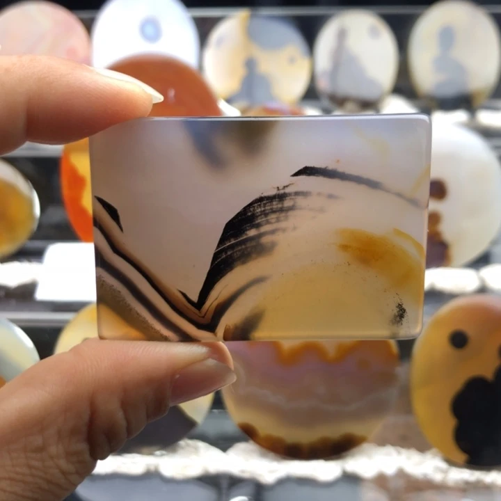 合金玛瑙/玉髓珠宝奇石012