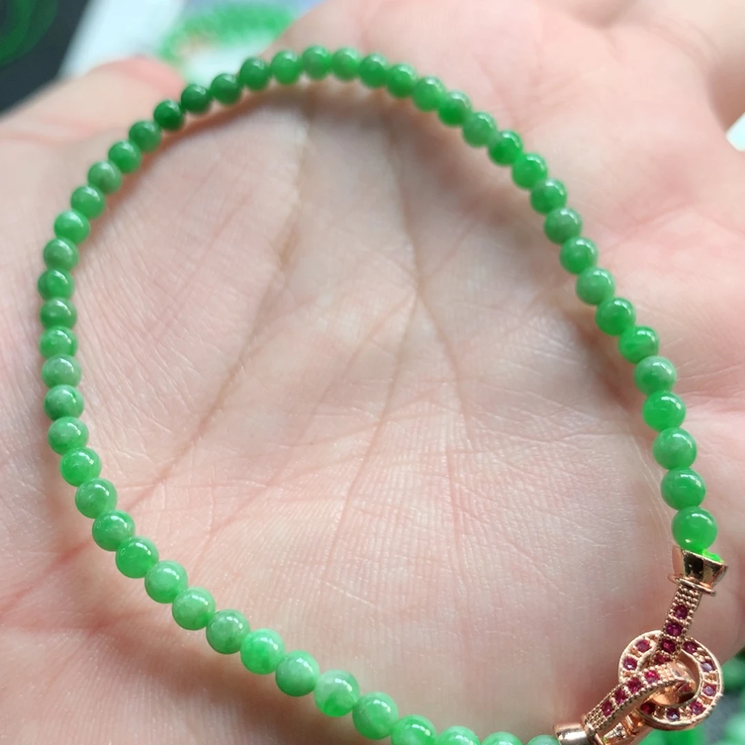 翡翠未镶嵌手链翡翠