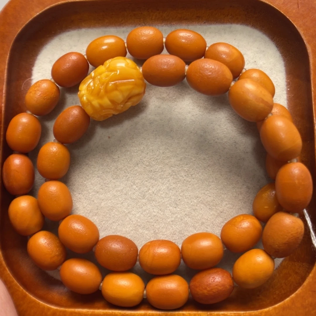 蜜蜡未镶嵌手串蜜蜡