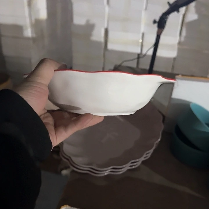 瓷祥云福 双耳碗 8 英寸  2 个装