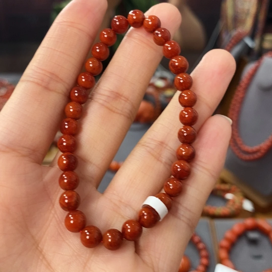 南红玛瑙单圈6m m未镶嵌君*