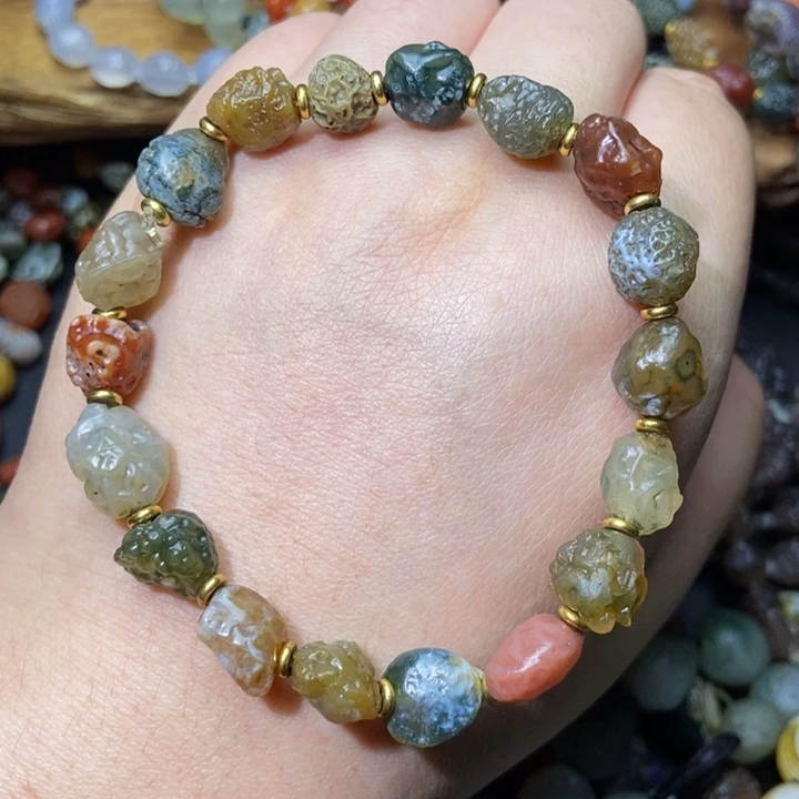 玛瑙/玉髓合金手链