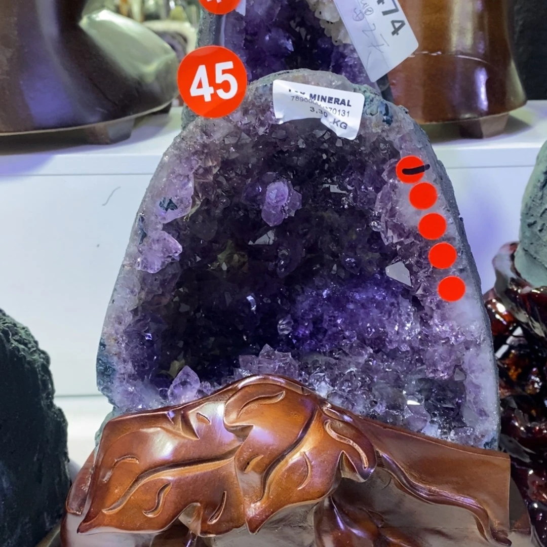 未镶嵌大型摆件（非配饰）紫晶