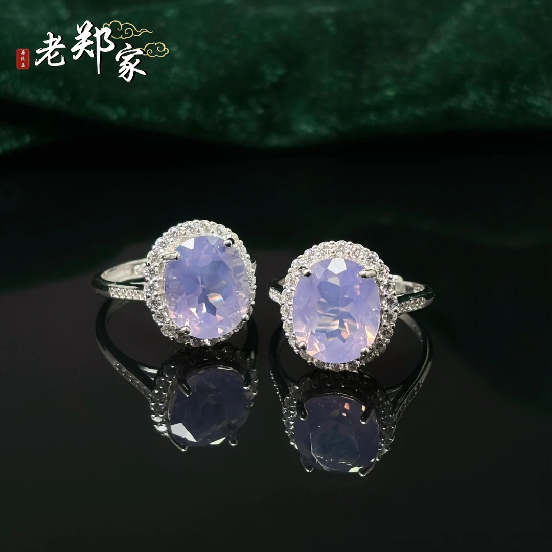【老郑家】925银水晶戒指 415多样性发一件约12*10*8mm
