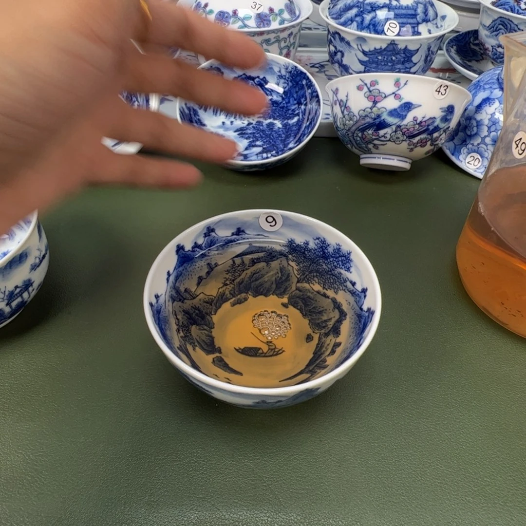 景德镇纯手工纯手绘茶具木木9