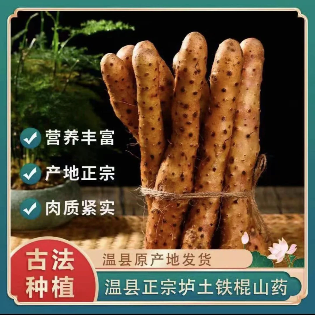 【智明专属】正宗温县垆土铁棍怀山药新鲜采挖添加辅食营养价值高