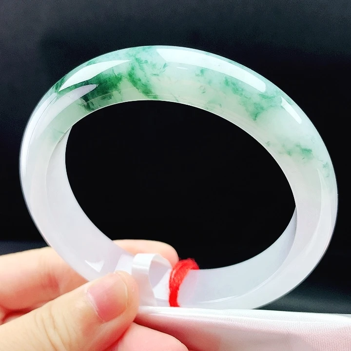未镶嵌手镯翡翠58圈