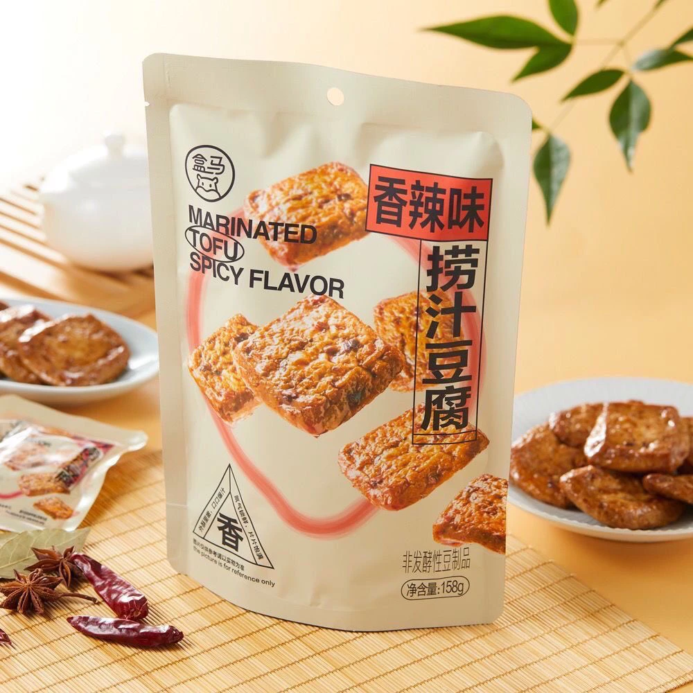 【超好吃】盒马捞汁豆腐(香辣味)158G零食小吃食品豆腐干豆干即食