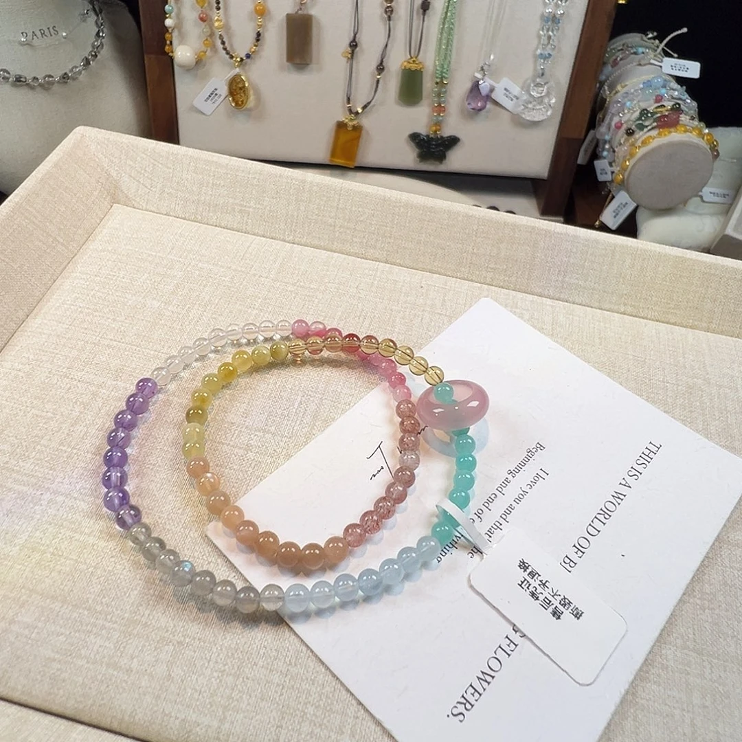 手链未镶嵌水晶多宝双圈