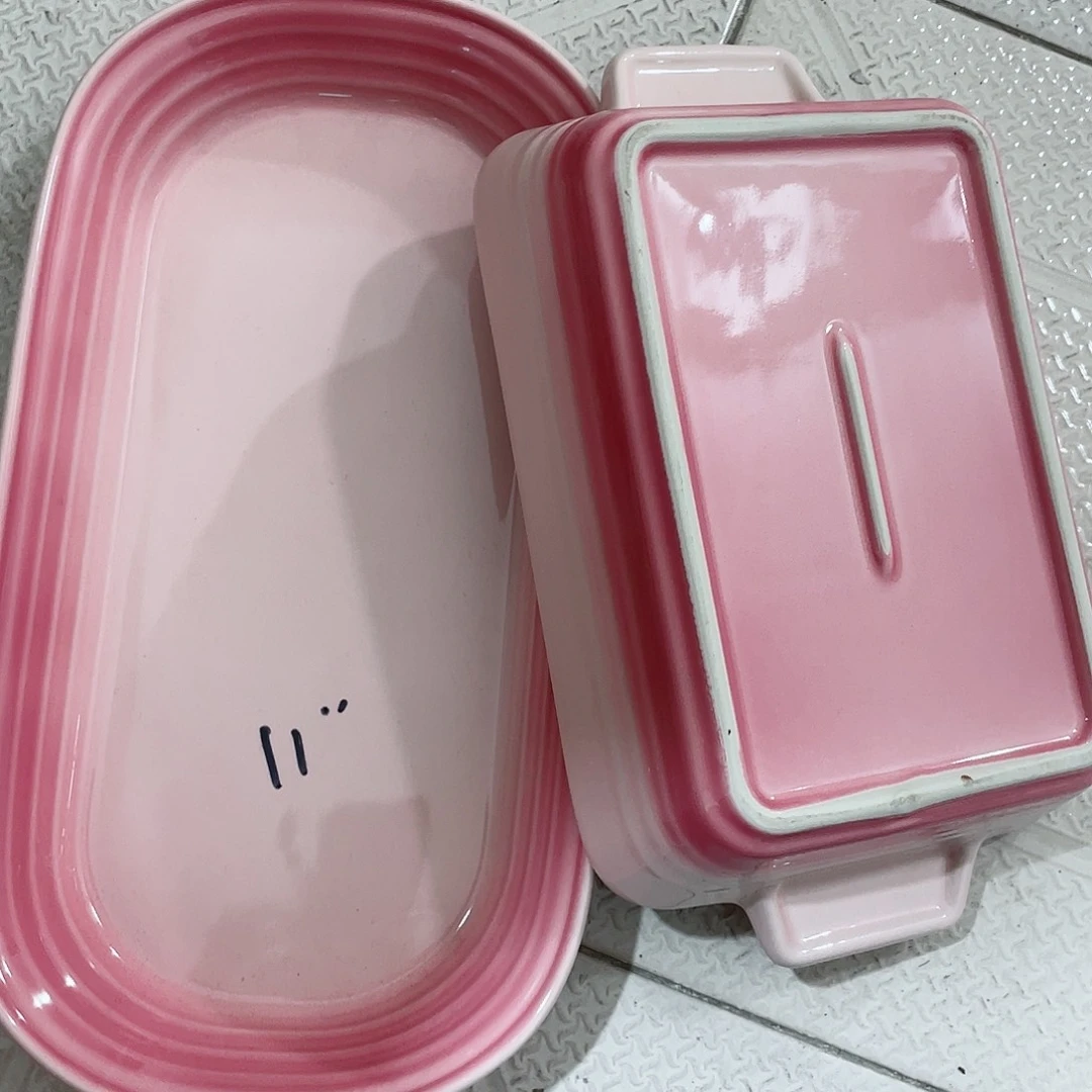 瓷片P***微瑕陶瓷餐具2个装
