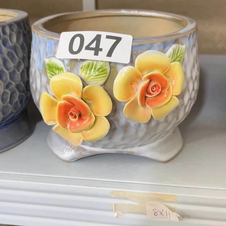 紫砂花盆粗陶材质多肉花盆