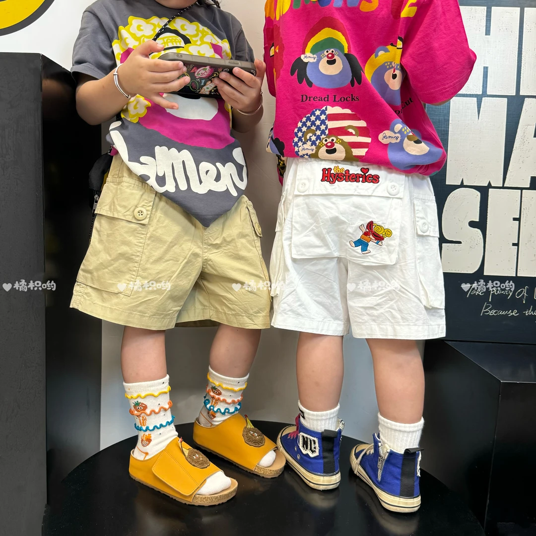 【橘枳哟】超超屁兜棉布短裤