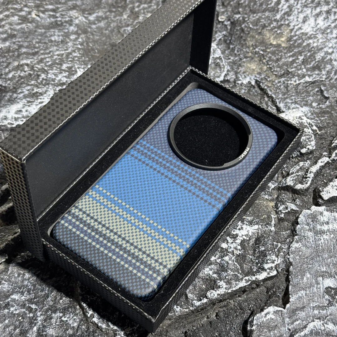 凯夫拉碳纤维纹适用华为mate70pro手机壳磁吸pura70pro超薄裸机硬