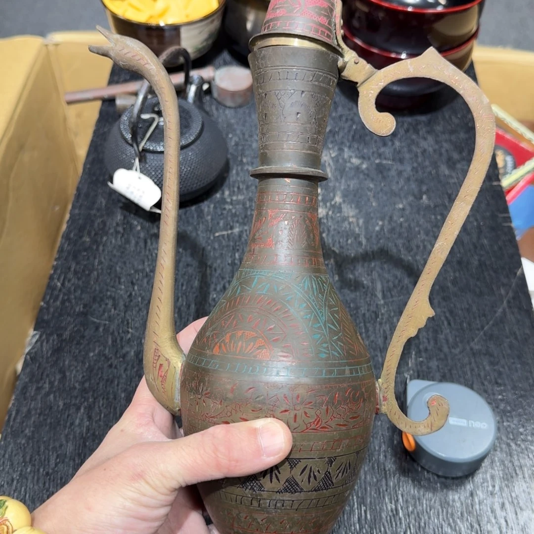 铜日本中古工艺品摆件