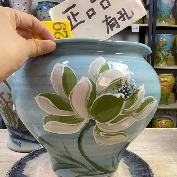景德镇高温陶瓷花盆
