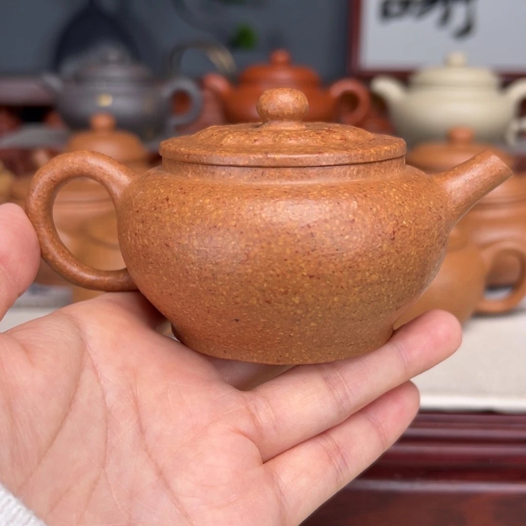 茶壶紫砂梨皮黄的160