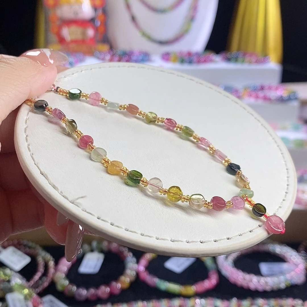 未镶嵌手链碧玺随形