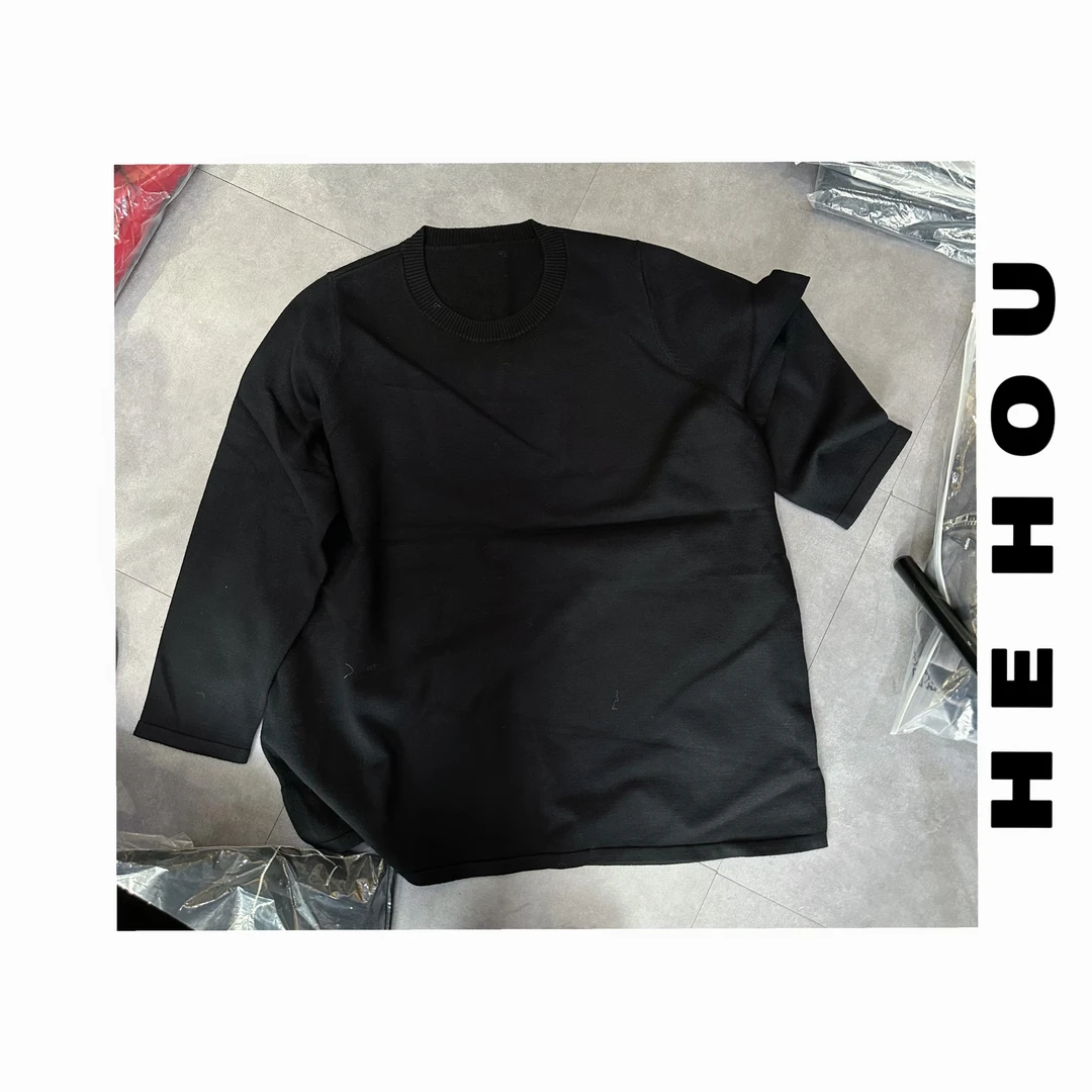 52141 和后大码 秋冬时尚显瘦百搭舒适针织毛衣宽松加厚复毛衣