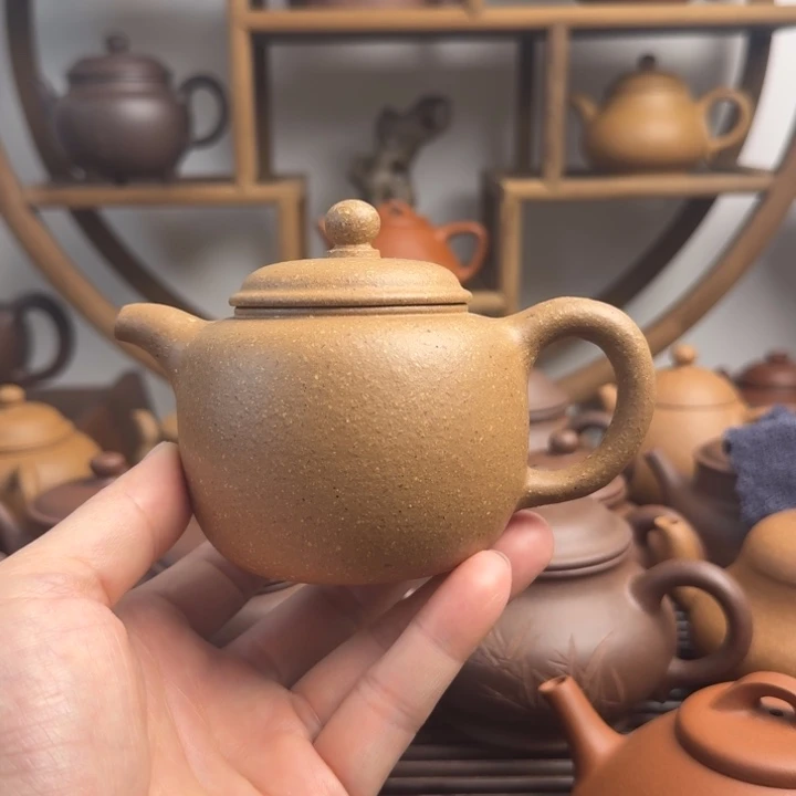 紫砂茶壶匏尊230cc台西梨皮老段