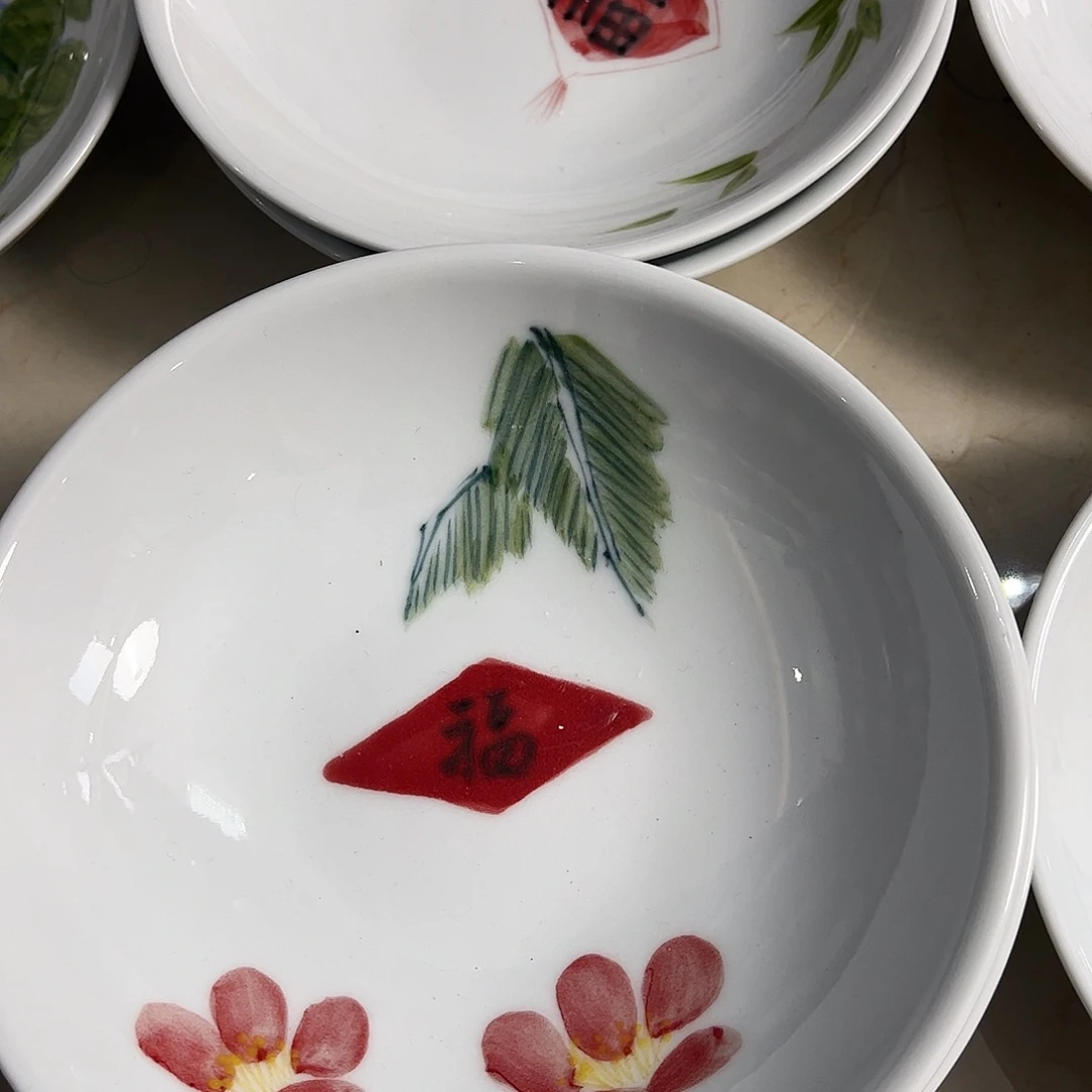 瓷片景德镇陶瓷手工手绘制作