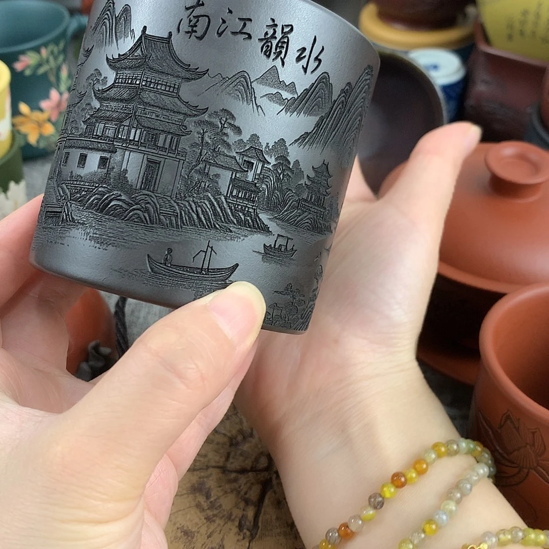 茶杯紫砂高端主人杯