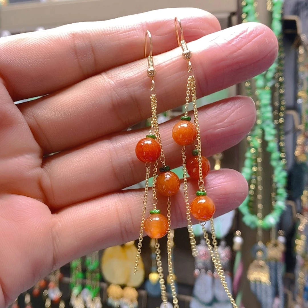 未镶嵌翡翠耳饰翡翠