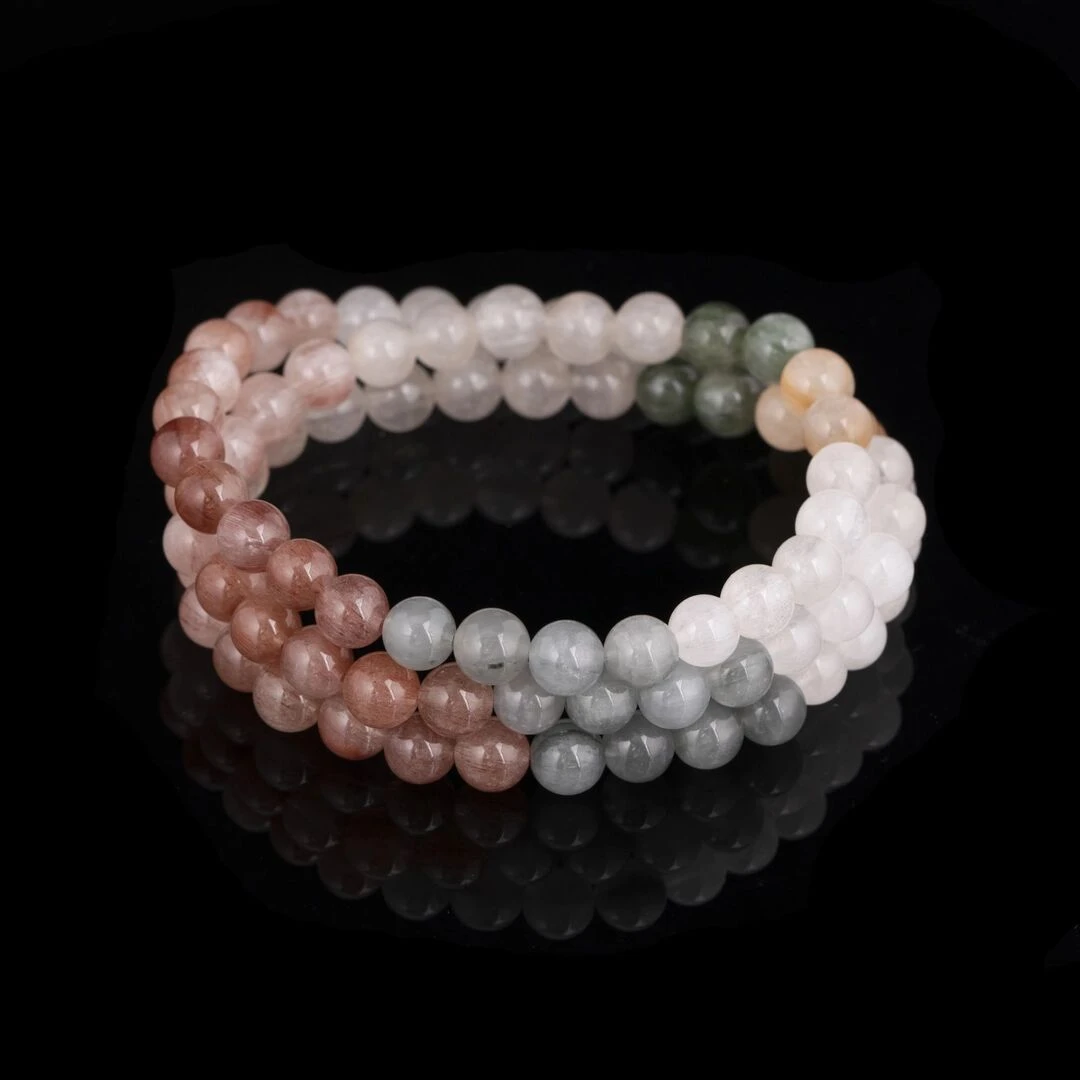 员格格FRGG154/水晶多宝兔毛多圈手串（多样性发）