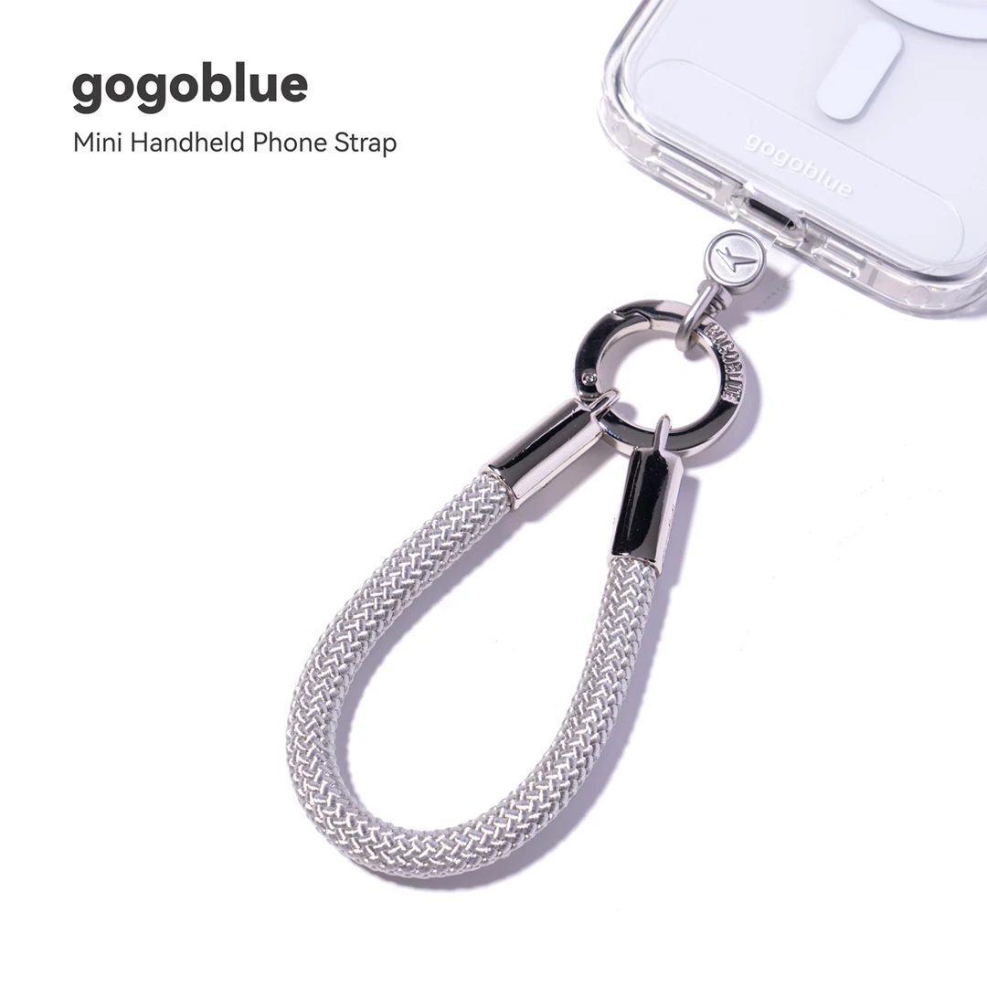 gogoblue超短款手指绳7mm手机挂绳钥匙扣多功能百搭手提绳