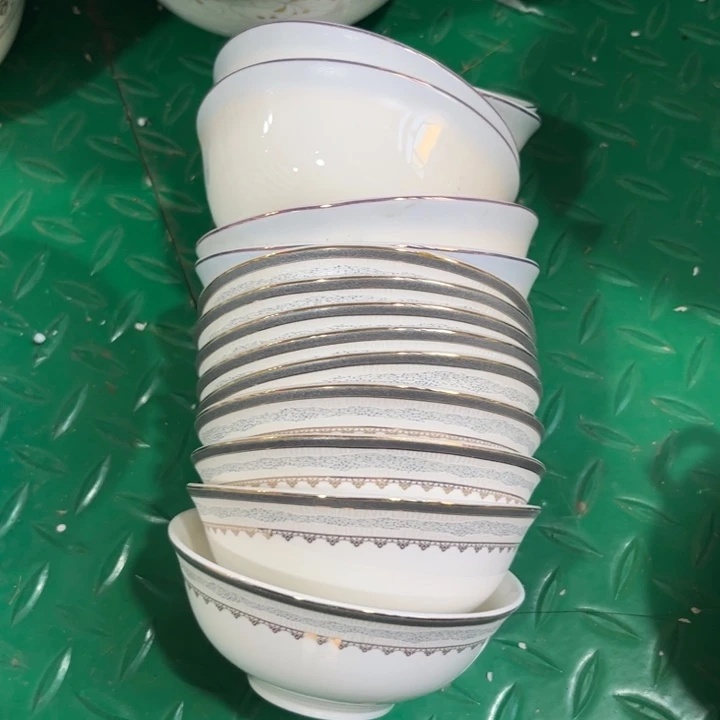 瓷片四寸小碗15个微瑕