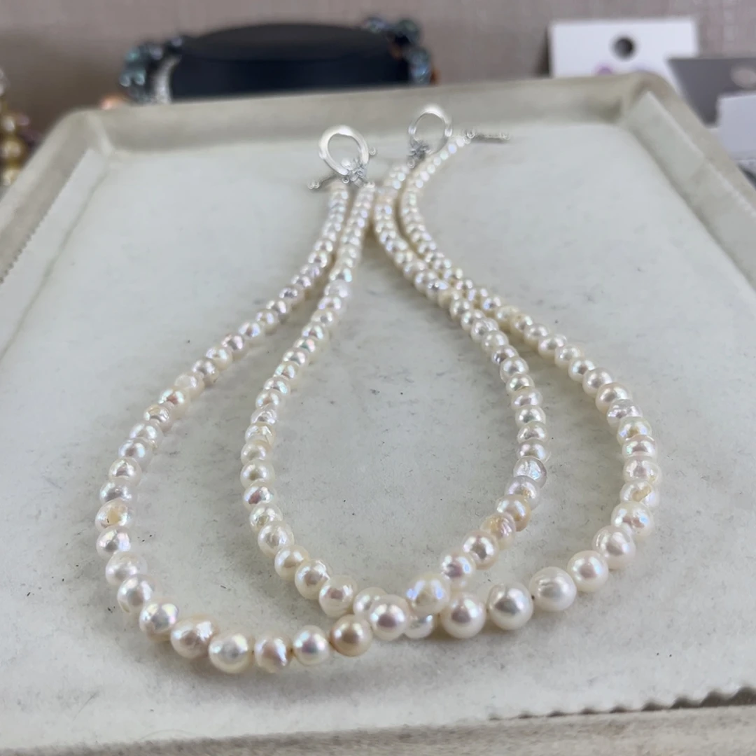 未镶嵌淡水珍珠项链【纯恬】多样性发货