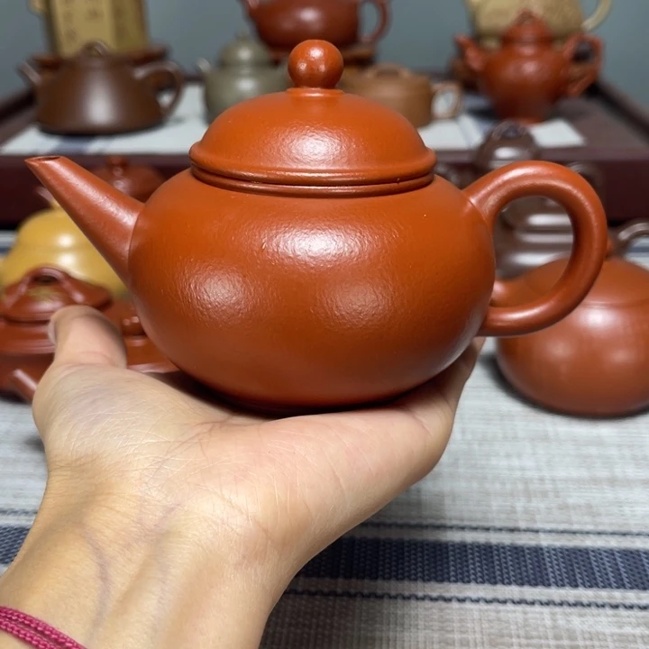茶壶紫砂全手工水平220cc
