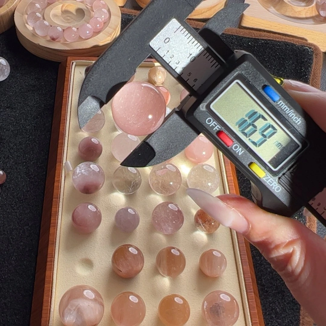 妞***妈水晶手链未镶嵌16.9m定制通孔不退不换