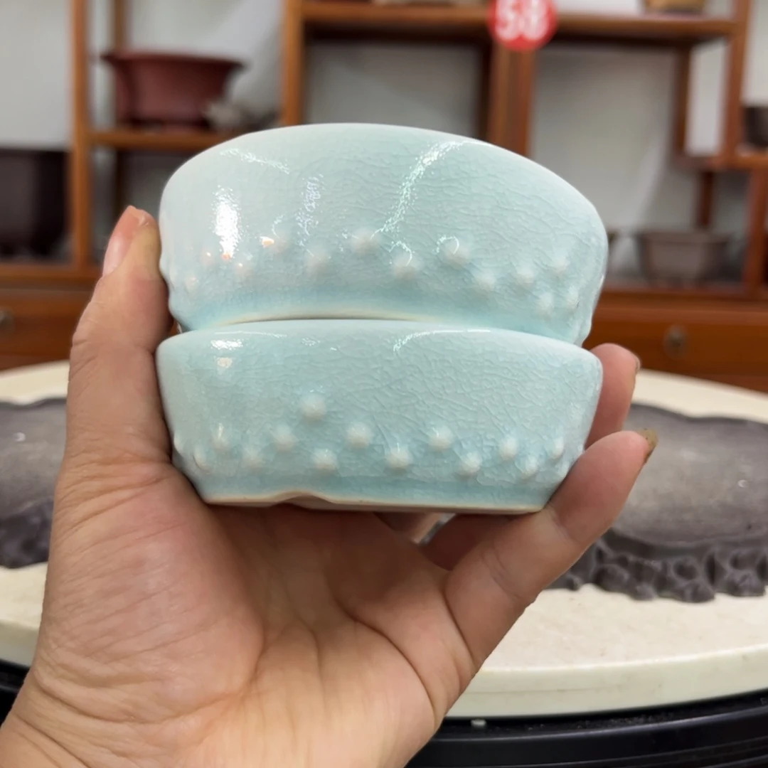 紫砂花盆瑕疵3-8-2。。。