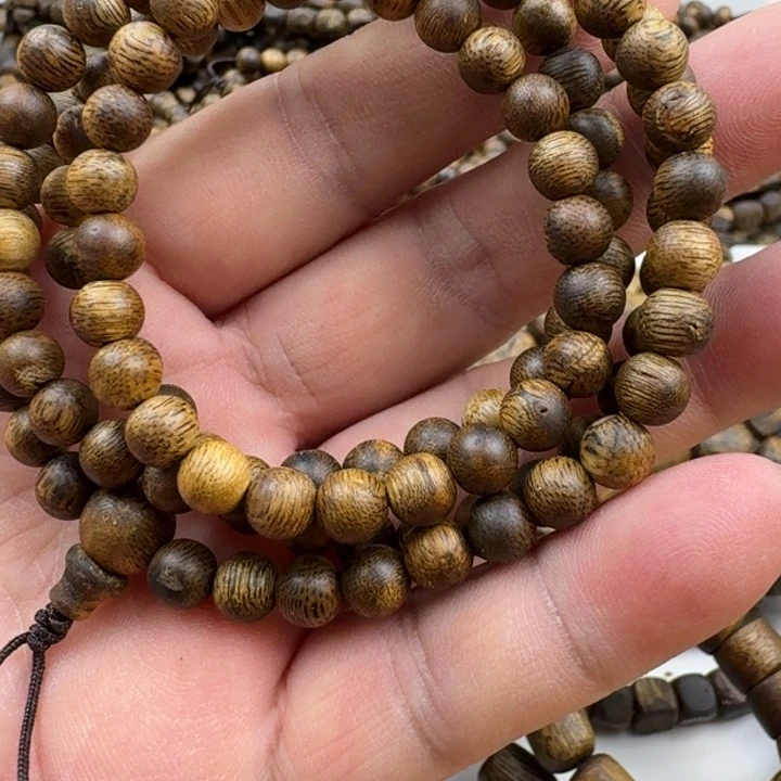 沉香手串乌身手串11克加