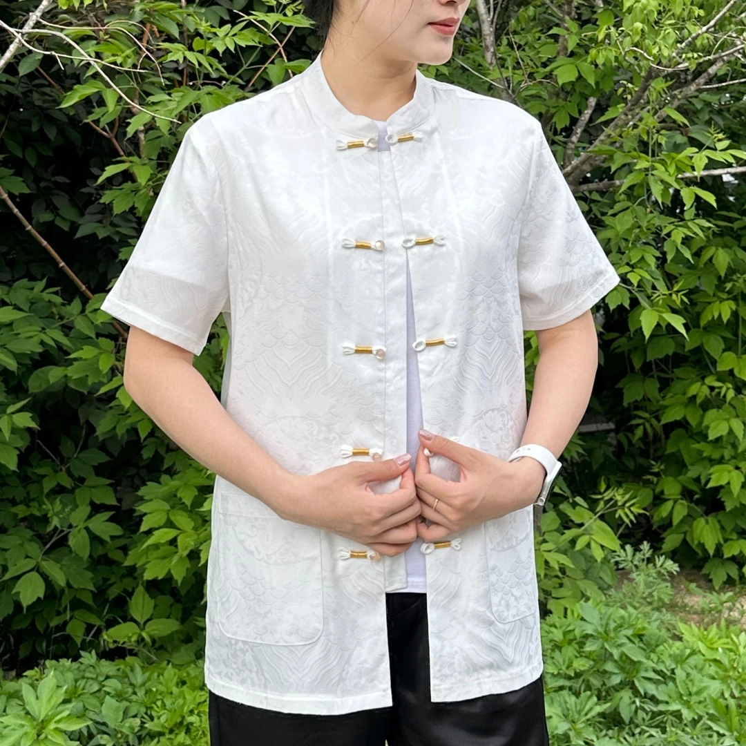 【济晨达人男装专属】 88190 166男士新款时尚休闲百搭唐装T恤