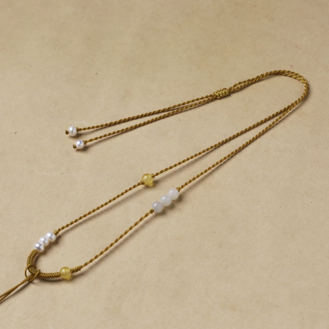 挂绳适合和田玉坠简约百搭简约精美编织挂绳124