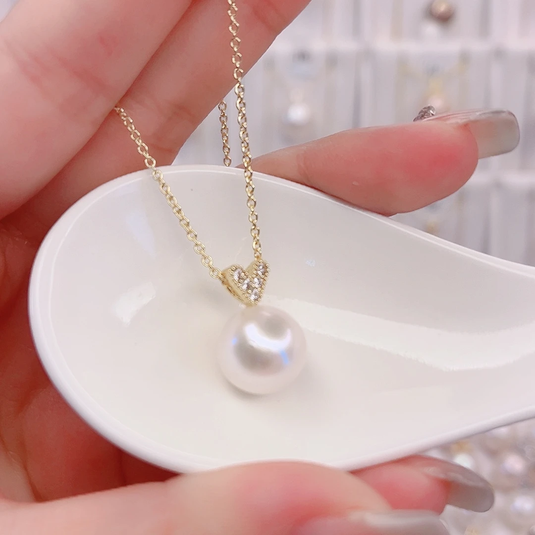 淡水珍珠未镶嵌吊坠(赠链)