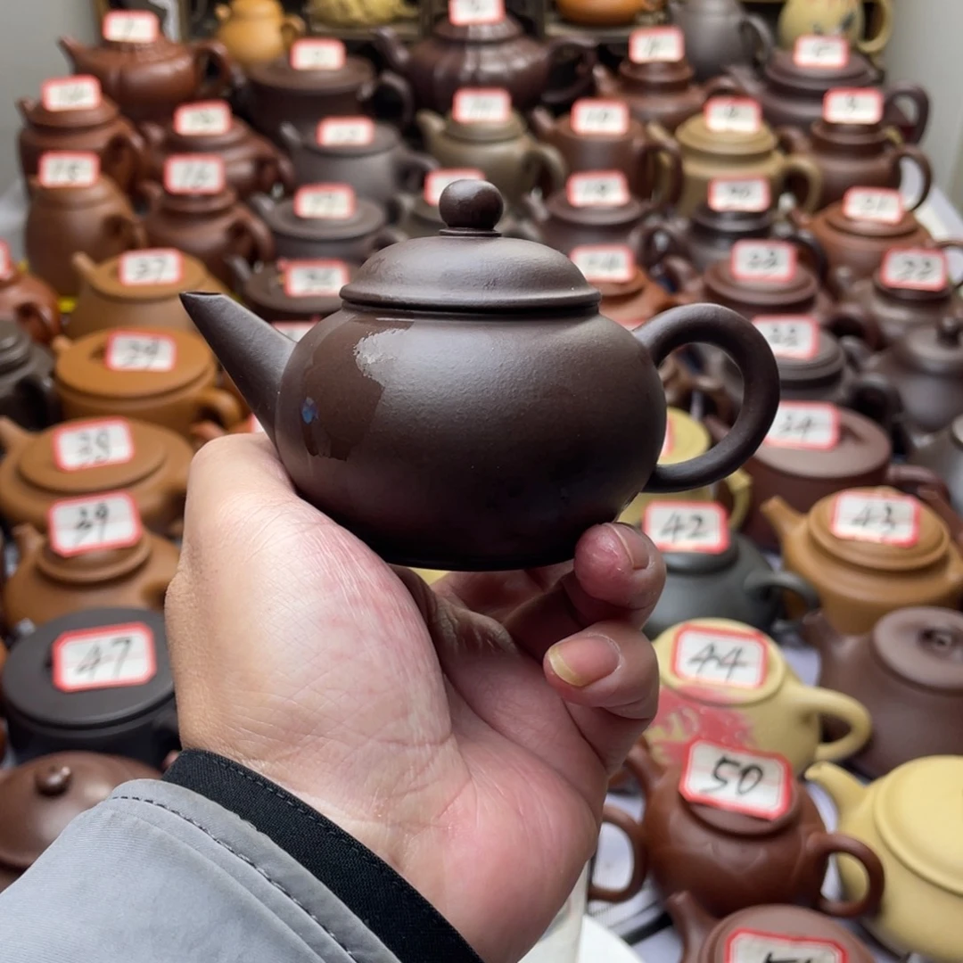 茶壶紫砂宜兴紫砂半手工